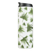 Kanarische Blätter Thermosbecher (Nach rechts gedreht)