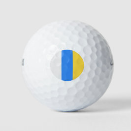 Kanarische Flagge Golfball