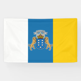 Kanarische Flagge (Kanarische Inseln, Spanien) Banner