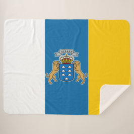Kanarische Flagge (Kanarische Inseln, Spanien) Sherpadecke