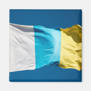 Kanarische Flagge Magnet