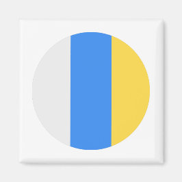 Kanarische Flagge Magnet