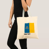 Kanarische Flagge Tragetasche (Vorderseite (Produkt))