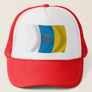 Kanarische Inseln Flagge Mütze