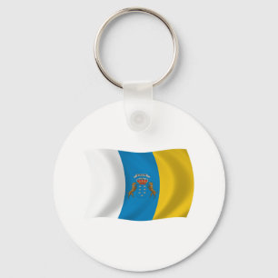 Kanarische Inseln Flagge Schlüsselanhänger