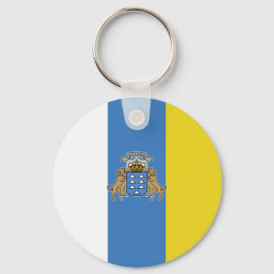 Kanarische Inseln Hochwertige Flagge Schlüsselanhänger