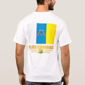 Kanarische Inseln (Kanarische Inseln) T-Shirt (Rückseite)