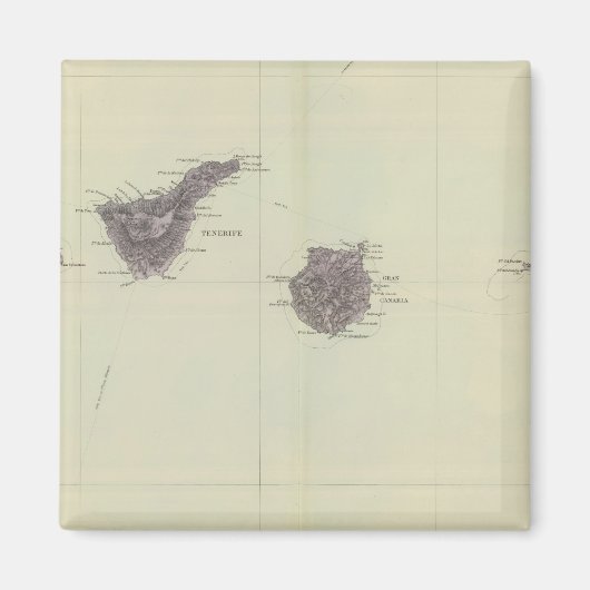 Kanarische Inseln Magnet (Vorne)