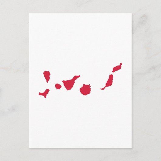 Kanarische Inseln Postkarte (Vorderseite)