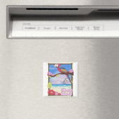 Kanarische Inseln Sommerurlaub Poster Magnet (In Situ (Geschirrspüler))