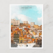 Kanarische Inseln Spanien Schönes Öl Paint Landsch Postkarte (Vorderseite)