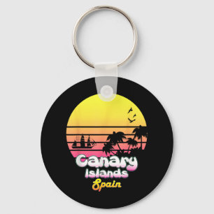 Kanarische Inseln Spanien Urlaub Souvenir Sommerge Schlüsselanhänger