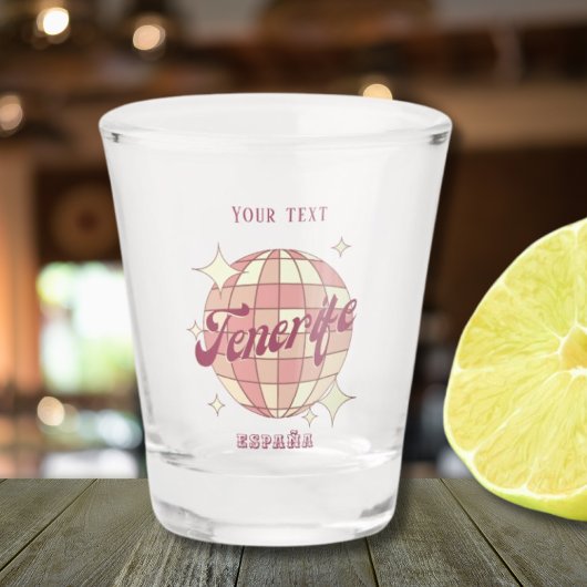 Kanarische Inseln Teneriffa Spanien Party Drinks Schnapsglas