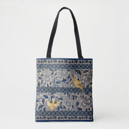 Kanarische Inseln über Blue Chinoiserie Design Tasche