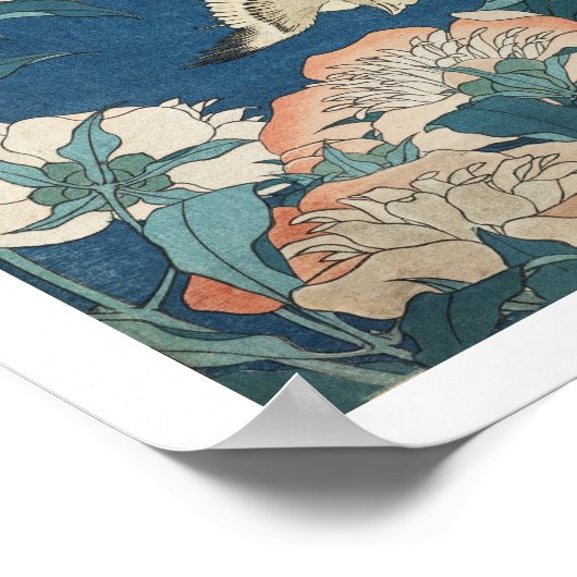 Kanarische Inseln und Peony Poster (Ecke)