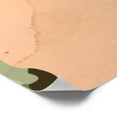 Kanarische Inseln Vintage Travel Poster (Ecke)