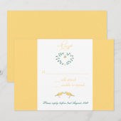 Kanarische Karten - Rsvp-Karten (Vorne/Hinten)