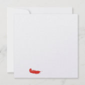 Kanarische Kostüme 1 Einladung (Rückseite)