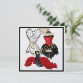 Kanarische Kostüme 1 Einladung (Stehend Vorderseite)