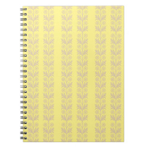Kanarische Kunst und Handwerk Blumenmuster Streife Notizblock