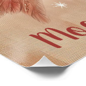 Kanarische Vogelbaby auf dem Mond Poster (Ecke)