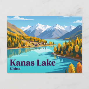 Kanas-See Xinjiang, China Postkarte