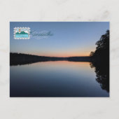Kanasatka Sunset Briefmarke Postkarte (Vorderseite)