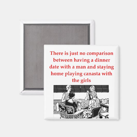 Kanasta Magnet (Vorderseite/Rückseite)