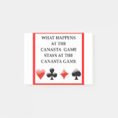 KANASTA POST-IT KLEBEZETTEL (Vorderseite)