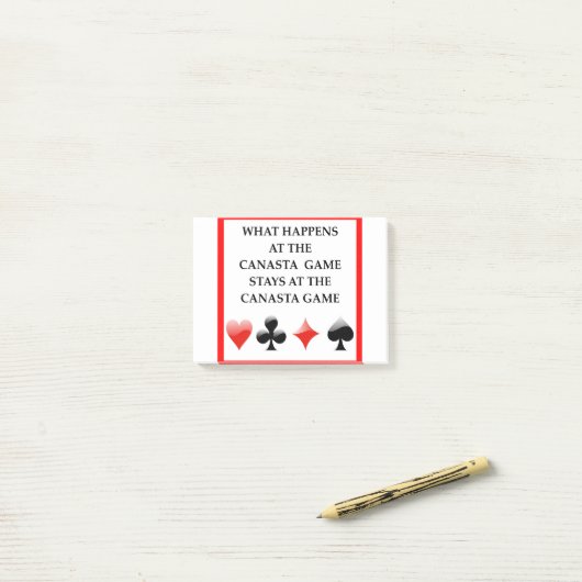 KANASTA POST-IT KLEBEZETTEL (Auf Schreibtisch)