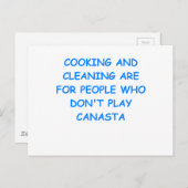 Kanasta Postkarte (Vorne/Hinten)