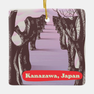 Kanazawa, Japan Blossom Keramikornament