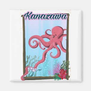 Kanazawa Japan Vintage-Reiseposter Magnet