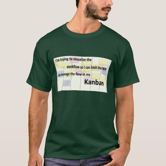Kanban Brett beweglich T-Shirt (Vorderseite)