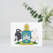 Kanberra-Wappen Postkarte (Stehend Vorderseite)