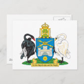 Kanberra-Wappen Postkarte (Vorne/Hinten)