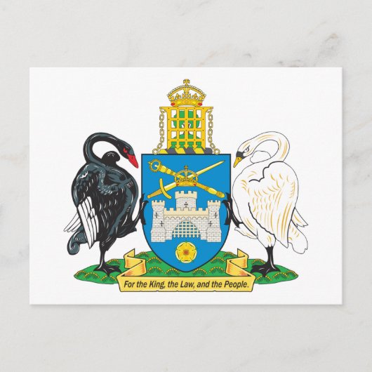 Kanberra-Wappen Postkarte (Vorderseite)