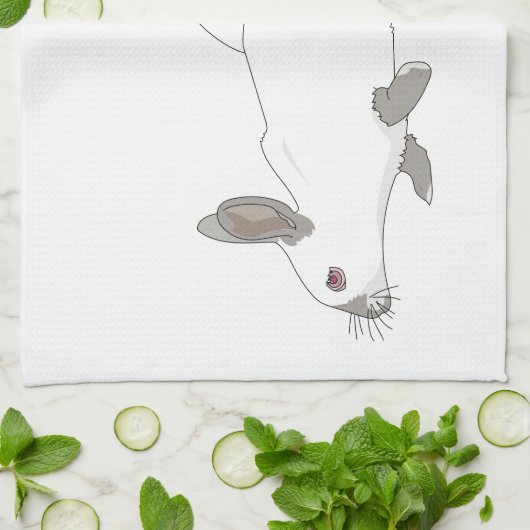 Kanbit Bunnies Küchentücher (Gefaltet)