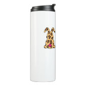 Kanbits Bunnies Leopard Camouflage Happy Oaster Da Thermosbecher (Nach links gedreht)
