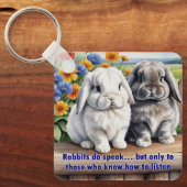 Kanbits Do Speak Lop Oared Bunny Schlüsselanhänger (Vorderseite)