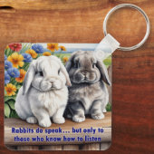 Kanbits Do Speak Lop Oared Bunny Schlüsselanhänger (Rückseite)