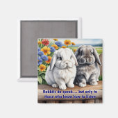 Kanbits Do Speak Lop Oared Sonniger Kühlschrank Magnet (Vorderseite/Rückseite)