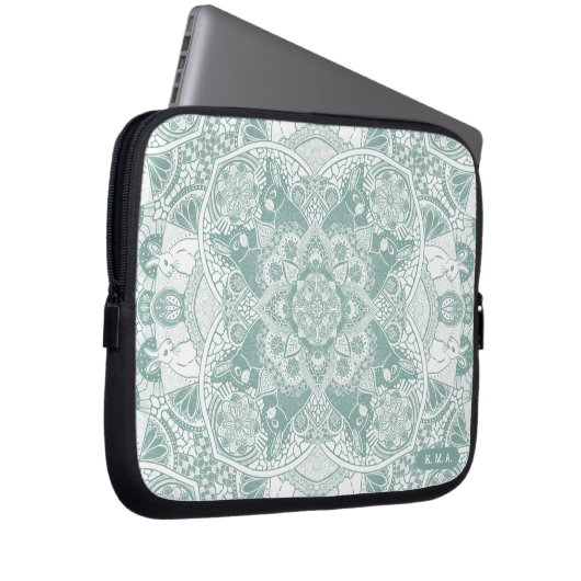 Kanbits Mandala Laptopschutzhülle (Vorne Rechts)