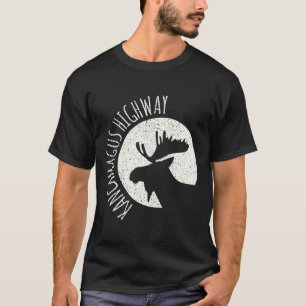 Kancamagus Highway Moose Graphic New Hampshire T-Shirt