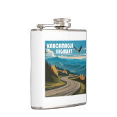 Kancamagus Highway New Hampshire Eagle Flachmann (Rechts)