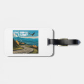 Kancamagus Highway New Hampshire Eagle Gepäckanhänger (Rückseite horizontal)