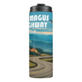 Kancamagus Highway New Hampshire Eagle Thermosbecher (Vorderseite)