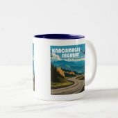 Kancamagus Highway New Hampshire Eagle Zweifarbige Tasse (VorderseiteRechts)