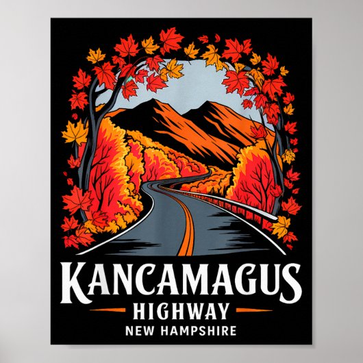 Kancamagus Highway New Hampshire Fall Foliage Souv Poster (Vorne)