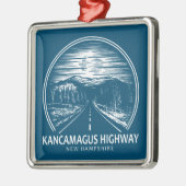 Kancamagus Highway New Hampshire Forest Ornament Aus Metall (Links)